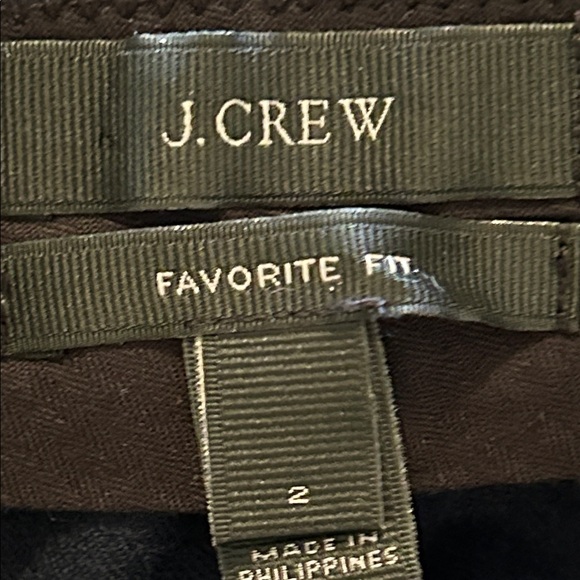 J. Crew Favorite Fit Trouser Pants Wool Navy Blue Size 2 - Picture 2 of 7